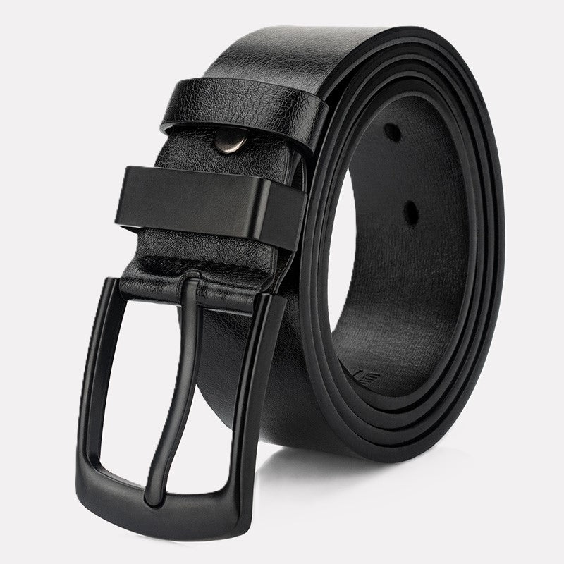 Ceinture large en cuir
