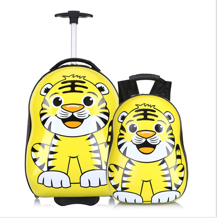Kids School Travel Trolley Bag β 1 pcs Rolling Backpack with PC Shell