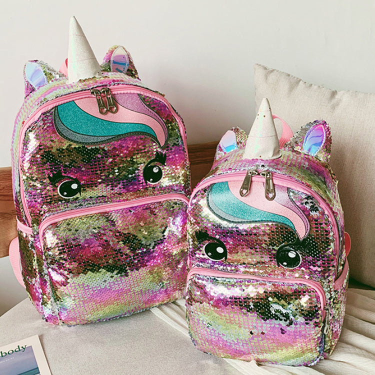 Unicorn Sequin Backpack for Girls – Stylish Glitter School Bag with Soft Straps, Available in 2 Sizes & 8 Colors