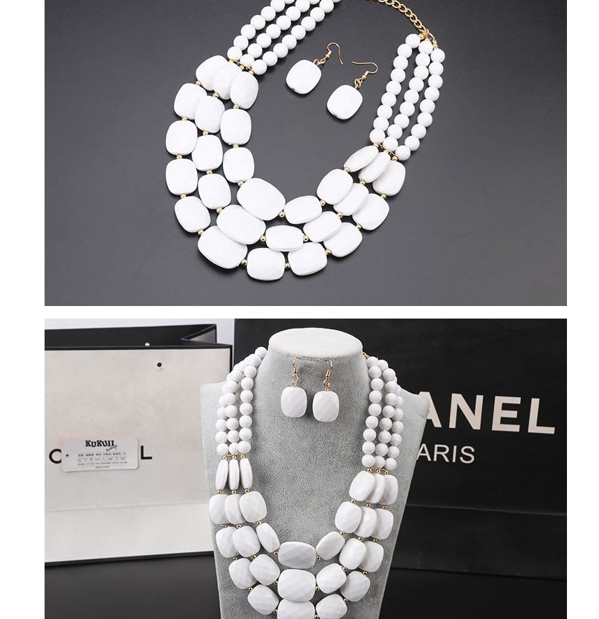 Ensemble de bijoux en perles africaines