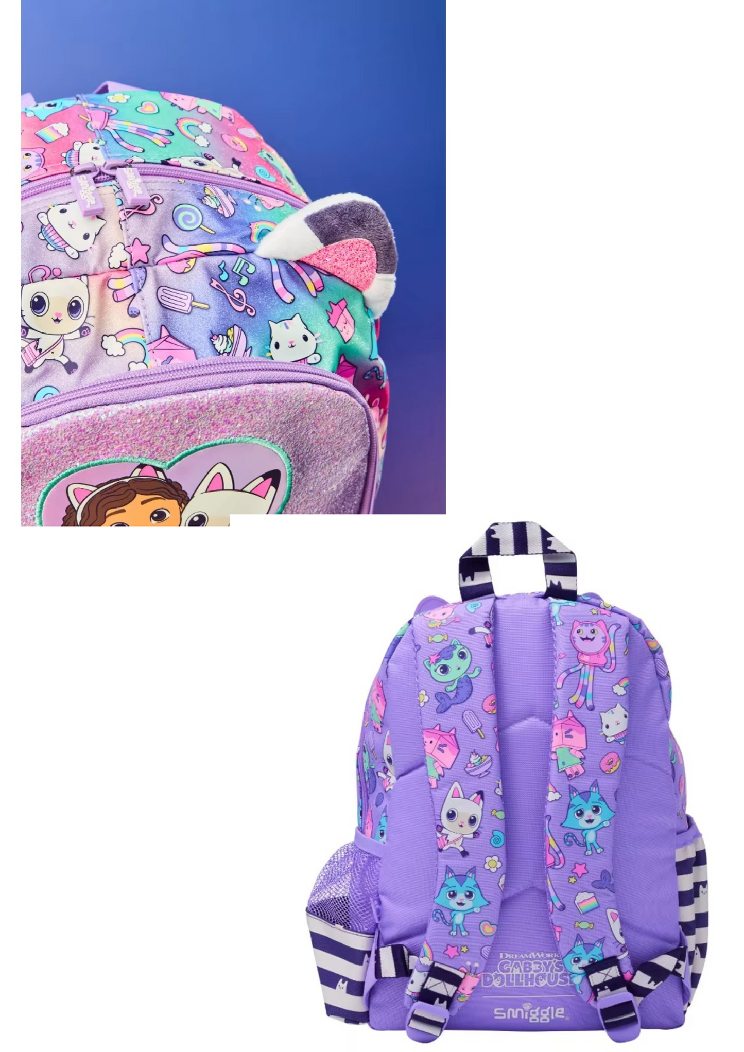 Cabby's Dollhouse School Backpack – Smiggle Mermaid Anime School Backpack