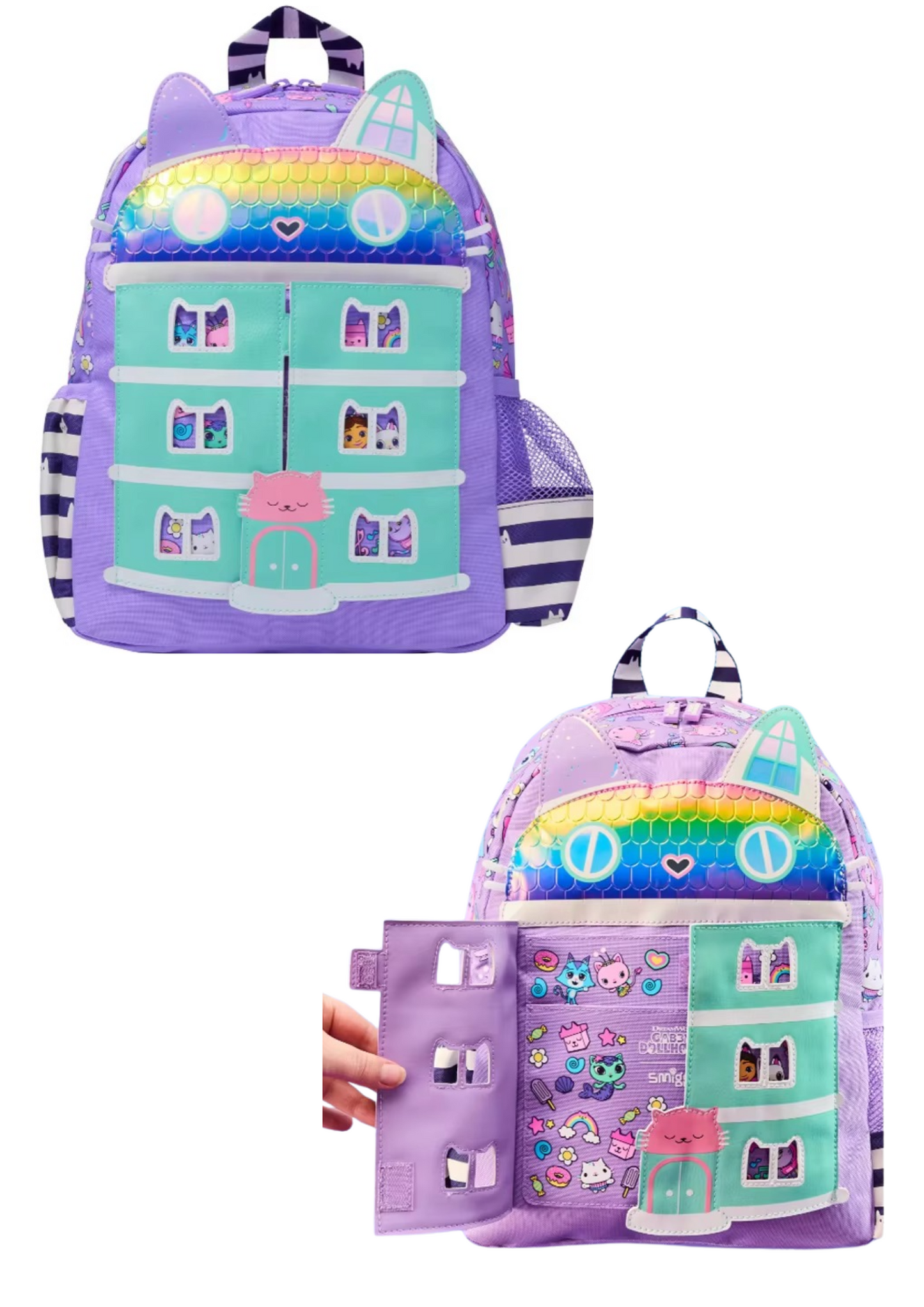 Cabby's Dollhouse School Backpack – Smiggle Mermaid Anime School Backpack