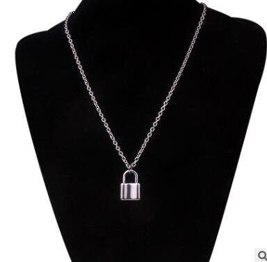 Collier chaîne unisexe en acier inoxydable Hip Hop