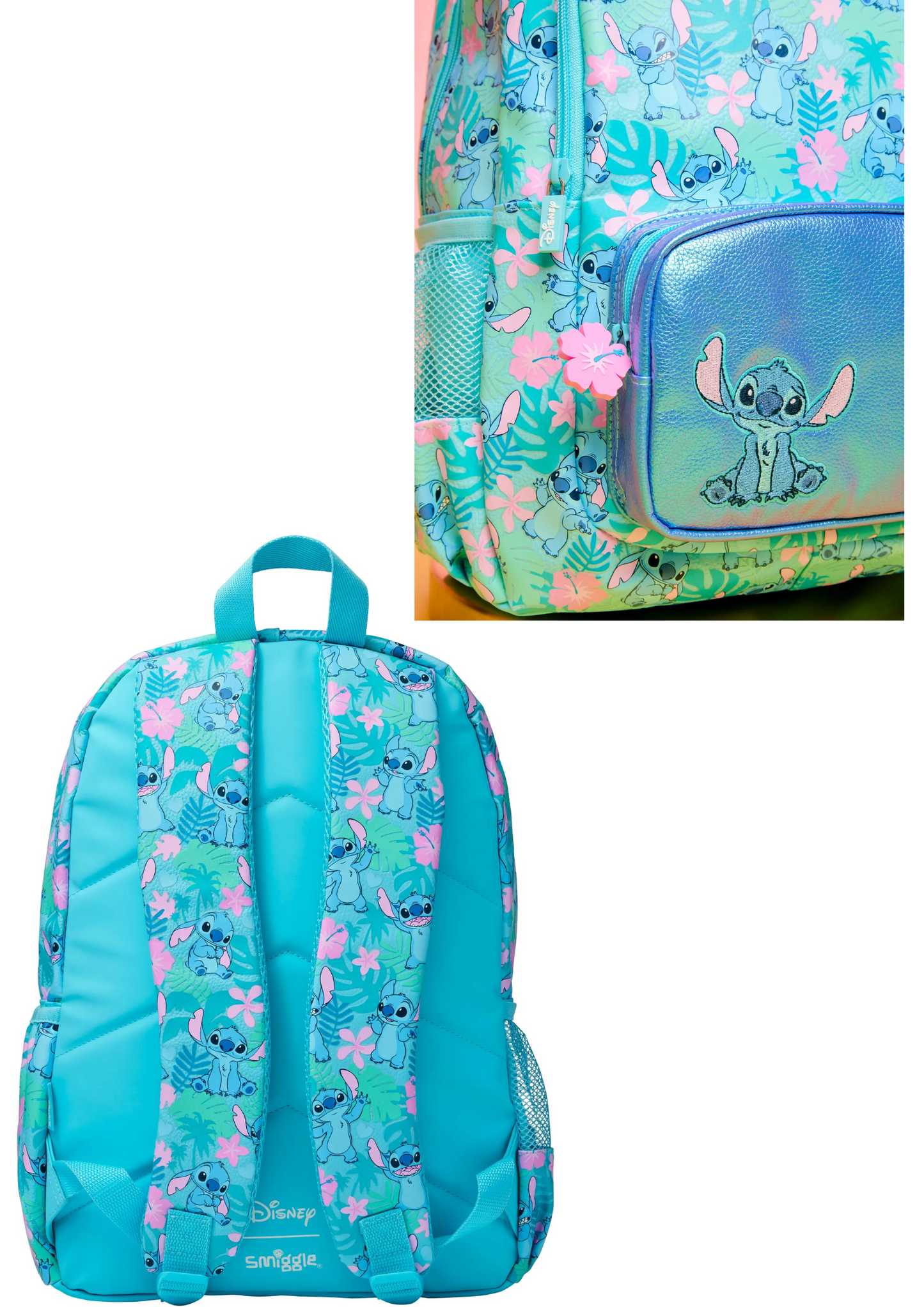 Stitch Backpack Set – Smiggle Disney Kids School Bag, Student Gift, Cartoon Anime Style
