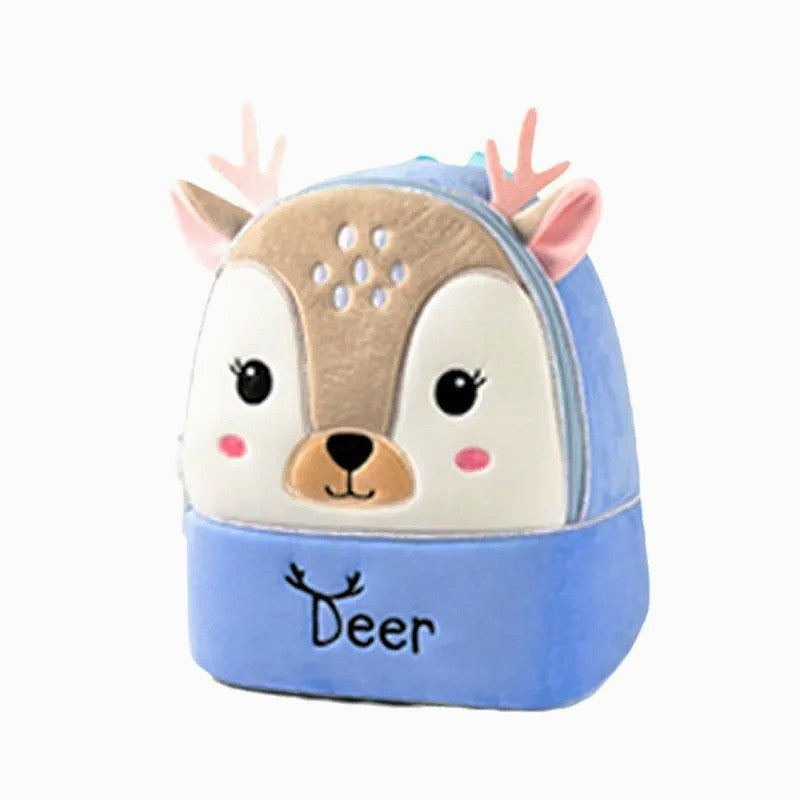 Plush Animal Backpack for Toddlers –Boys & Girls, Lightweight Animal Shaped Soft Carry Bags
