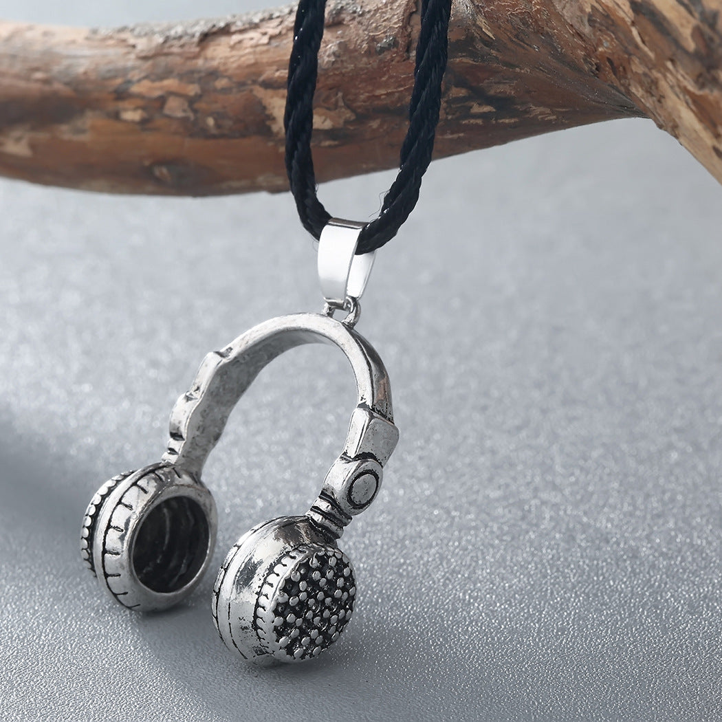 Collier d’écouteurs punk slave unisexe