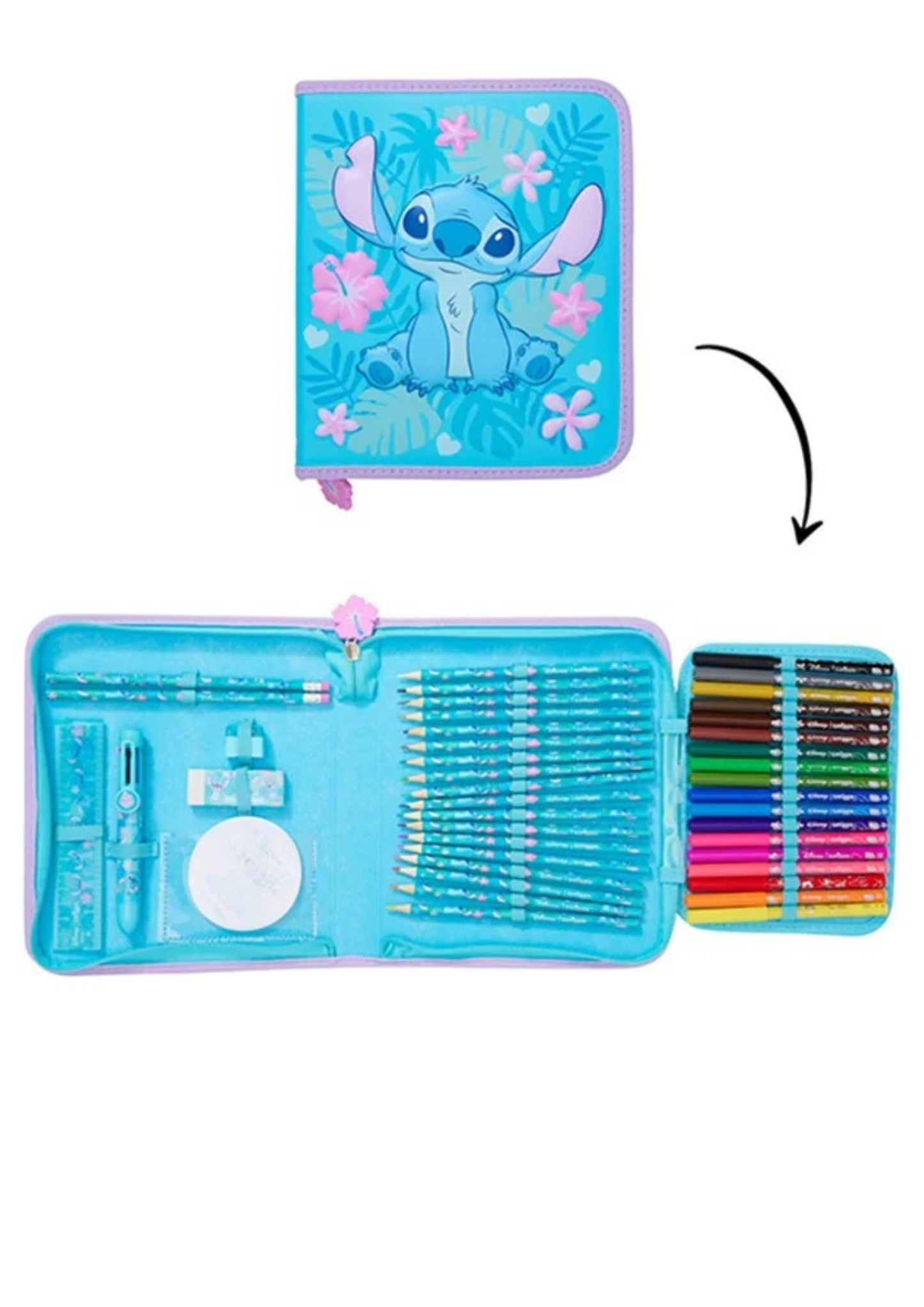 Stitch Backpack Set – Smiggle Disney Kids School Bag, Student Gift, Cartoon Anime Style