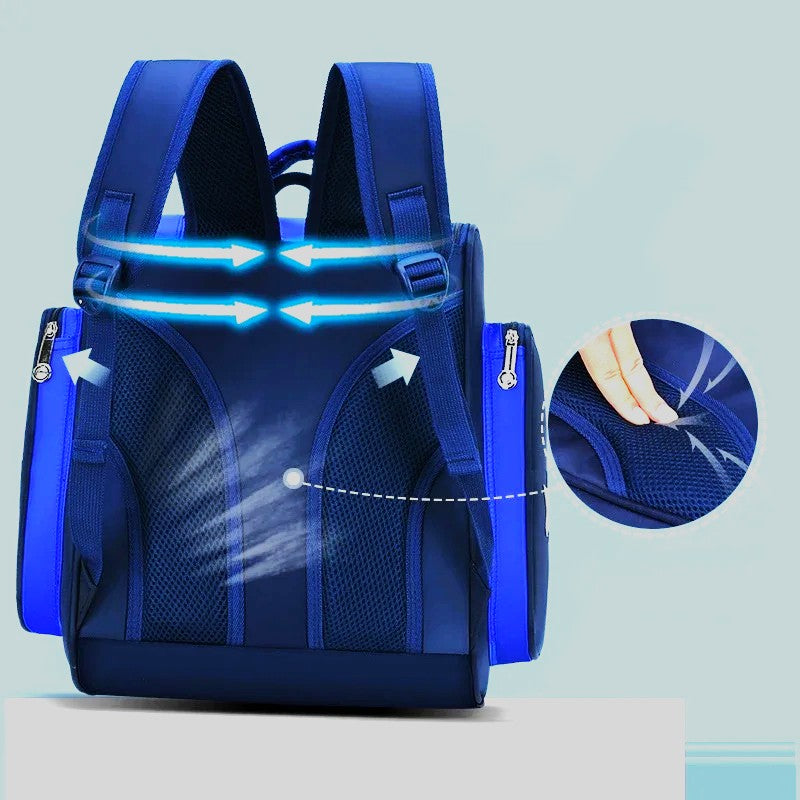 Marvel Avengers Cartoon Backpack for Kids – Spider-Man & amp; Captain America School Bag for Kindergarten & Elementary Students