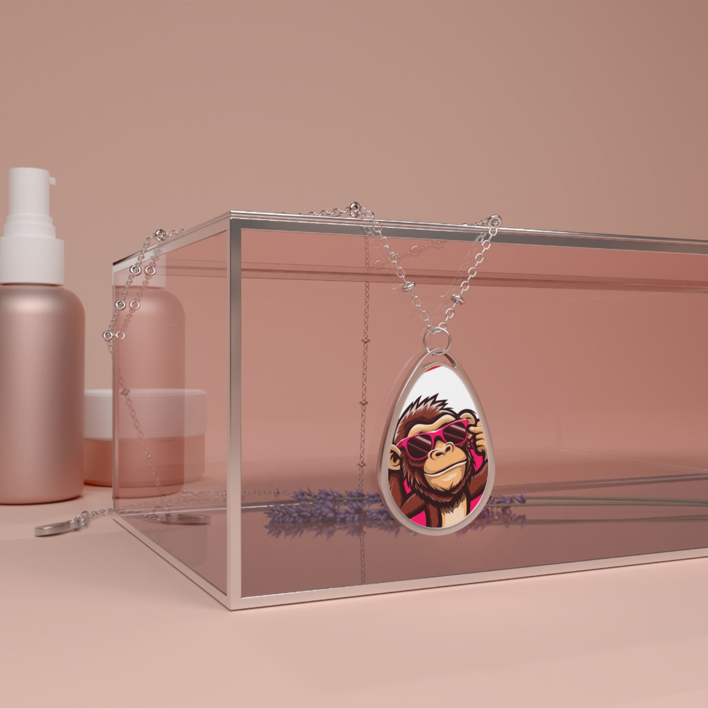 Oval Monkey Chain Necklace