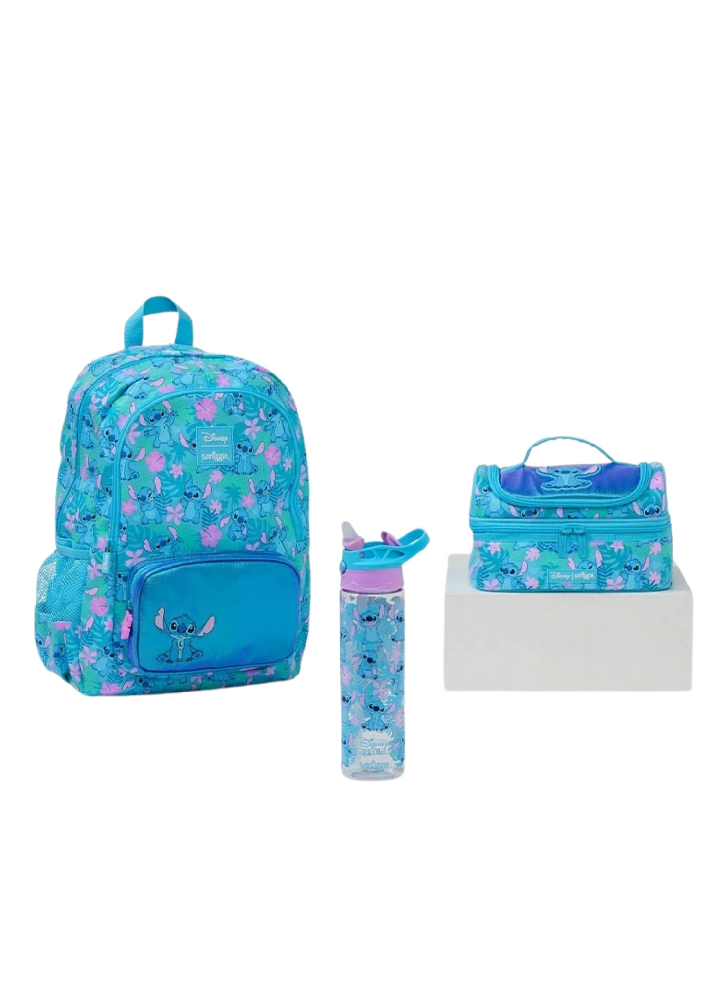 Stitch Backpack Set – Smiggle Disney Kids School Bag, Student Gift, Cartoon Anime Style