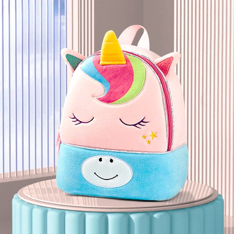 Plush Animal Backpack for Toddlers –Boys & Girls, Lightweight Animal Shaped Soft Carry Bags