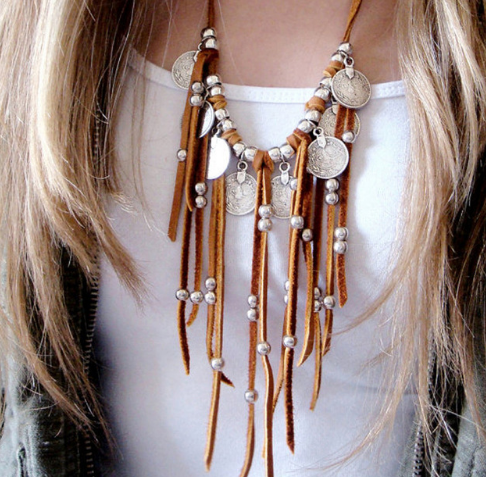 Collier Bohème à Franges