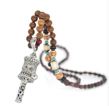 Collier de pierres précieuses perlées unisexe de styles variés