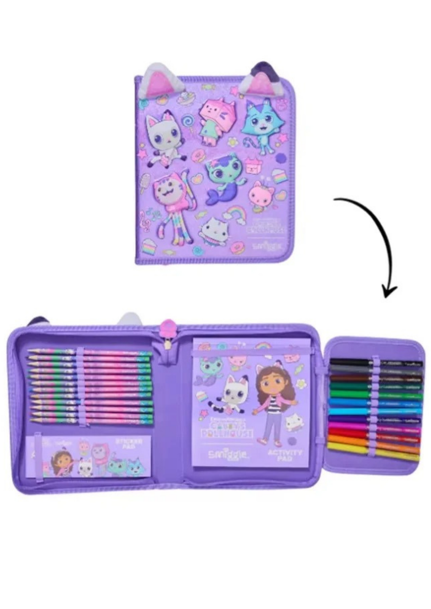 Cabby's Dollhouse School Backpack – Smiggle Mermaid Anime School Backpack