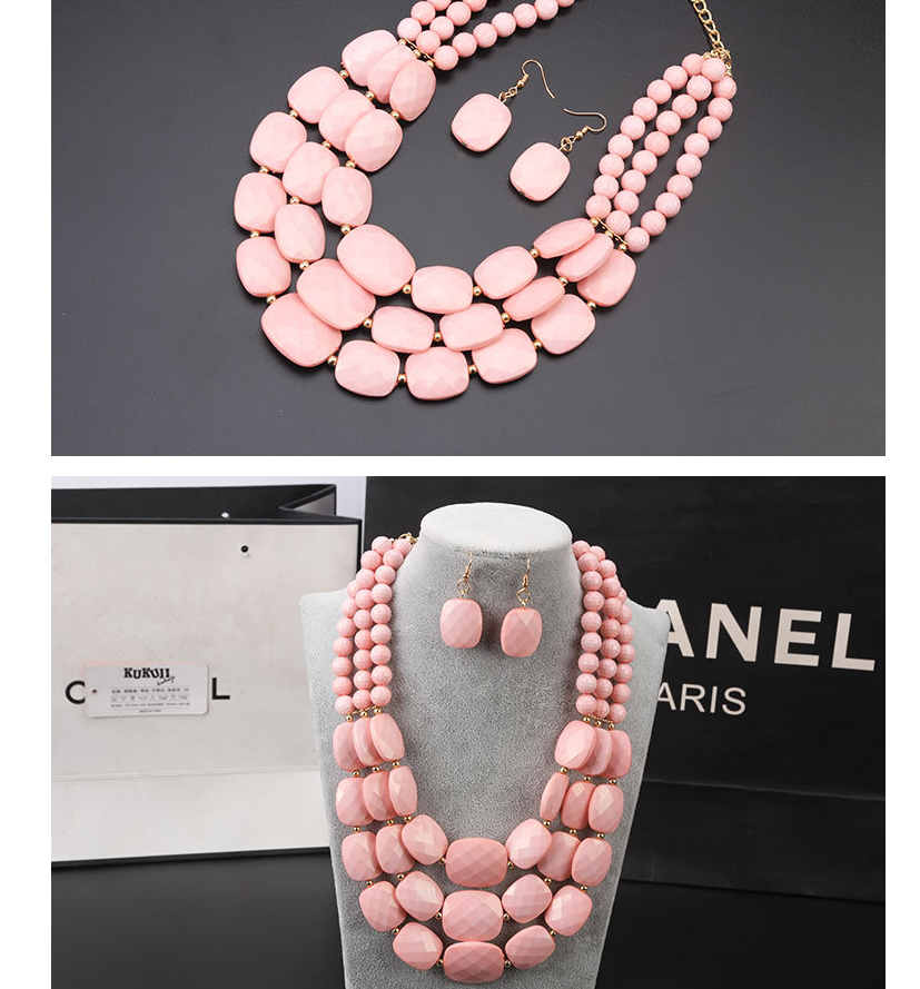 Ensemble de bijoux en perles africaines