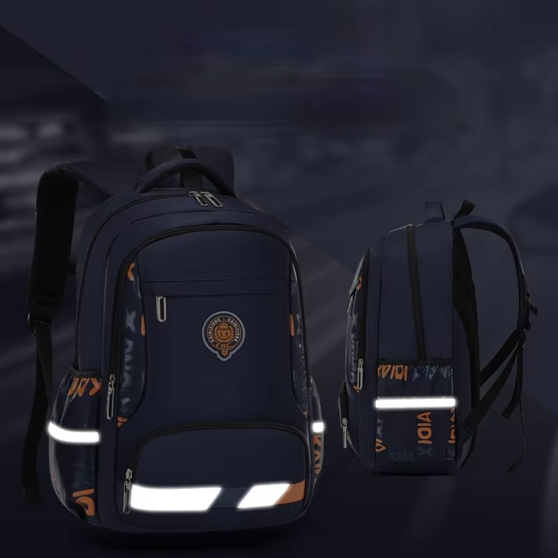 Orthopedic Multi-Pocket School Backpack for Boys β Durable Primary & High School Kids Schoolbag