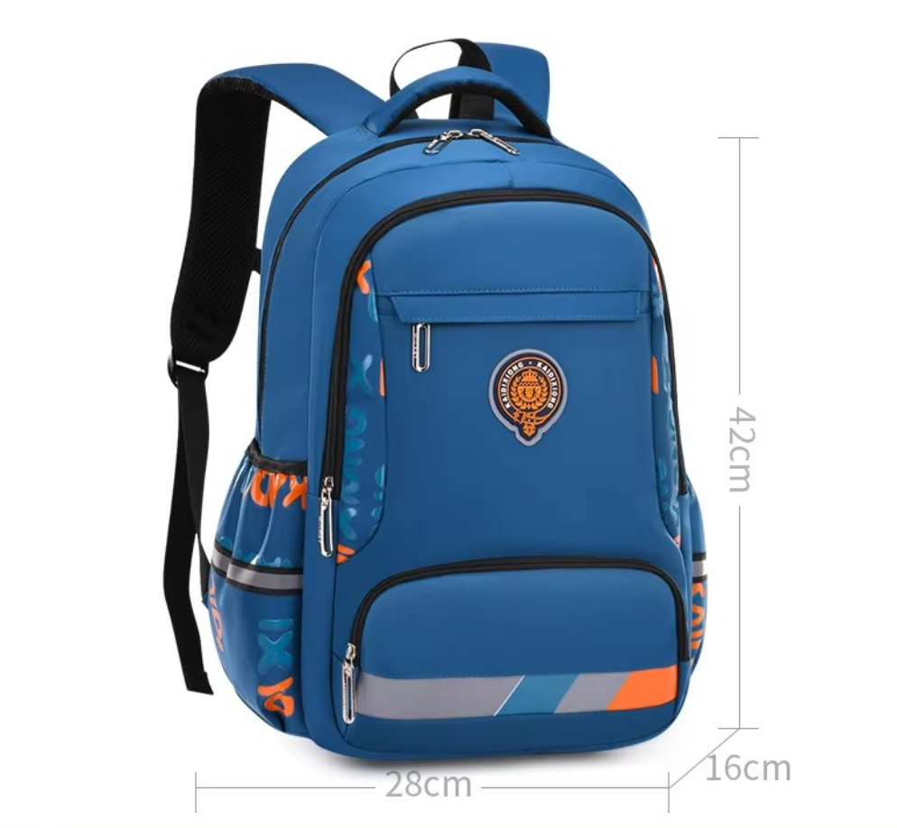 Orthopedic Multi-Pocket School Backpack for Boys β Durable Primary & High School Kids Schoolbag