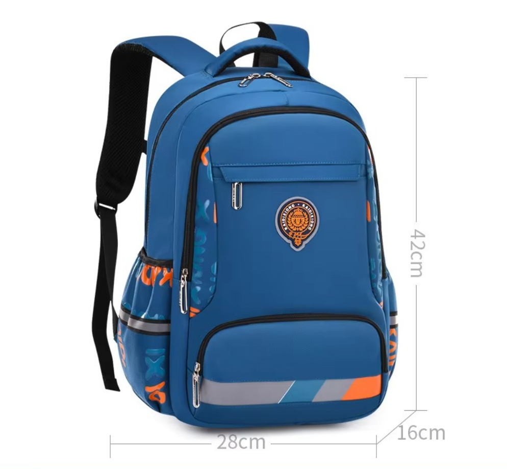 Orthopedic Multi-Pocket School Backpack for Boys β Durable Primary & High School Kids Schoolbag