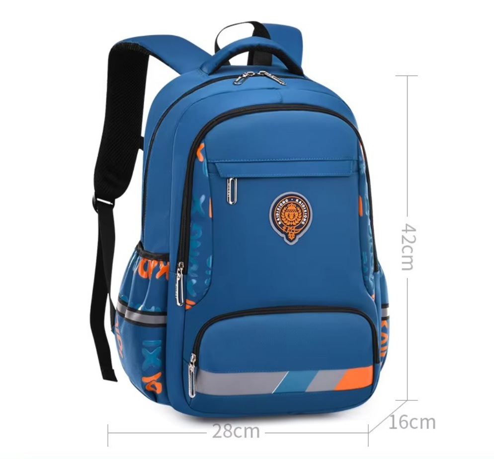 Orthopedic Multi-Pocket School Backpack for Boys β Durable Primary & High School Kids Schoolbag