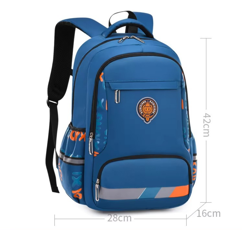 Orthopedic Multi-Pocket School Backpack for Boys β Durable Primary & High School Kids Schoolbag