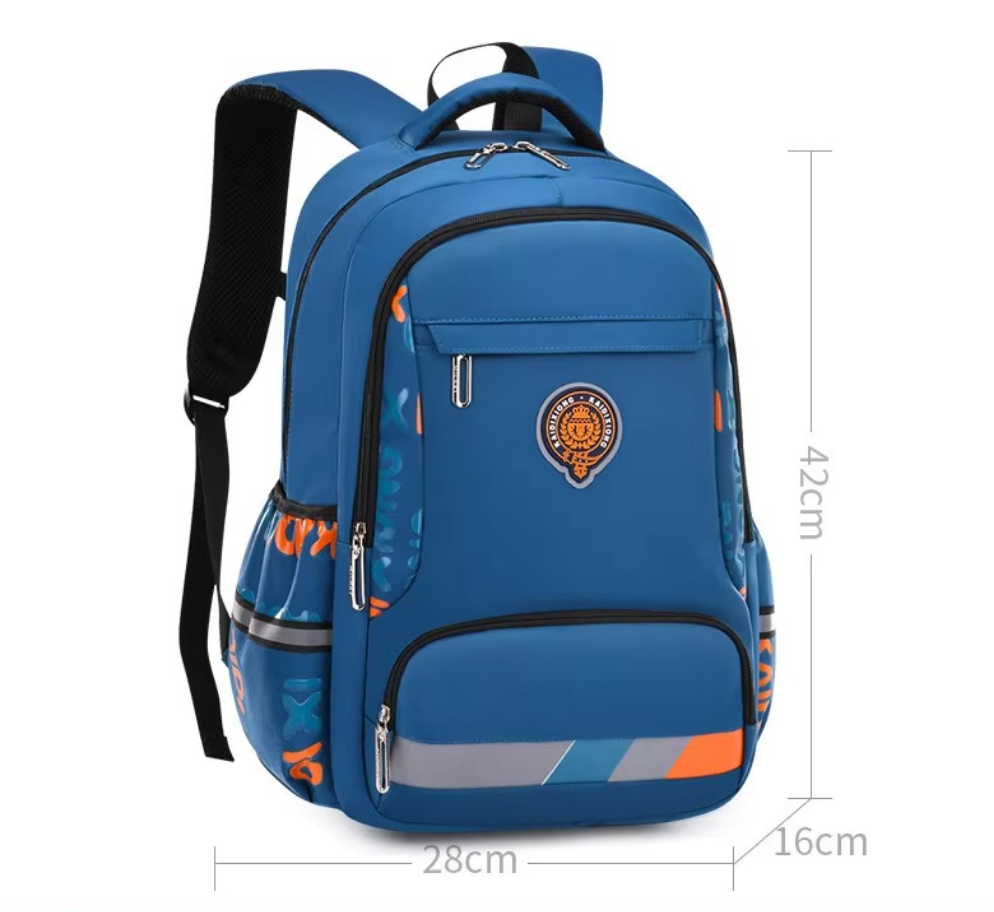 Orthopedic Multi-Pocket School Backpack for Boys β Durable Primary & High School Kids Schoolbag