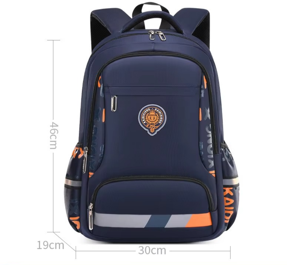 Orthopedic Multi-Pocket School Backpack for Boys β Durable Primary & High School Kids Schoolbag