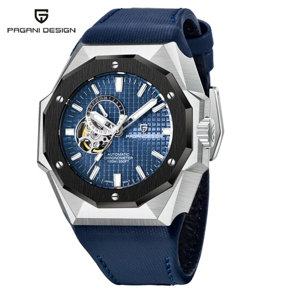 2024 PAGANI Automatic Mechanical Stainless Steel Sapphire Glass Waterproof Watch