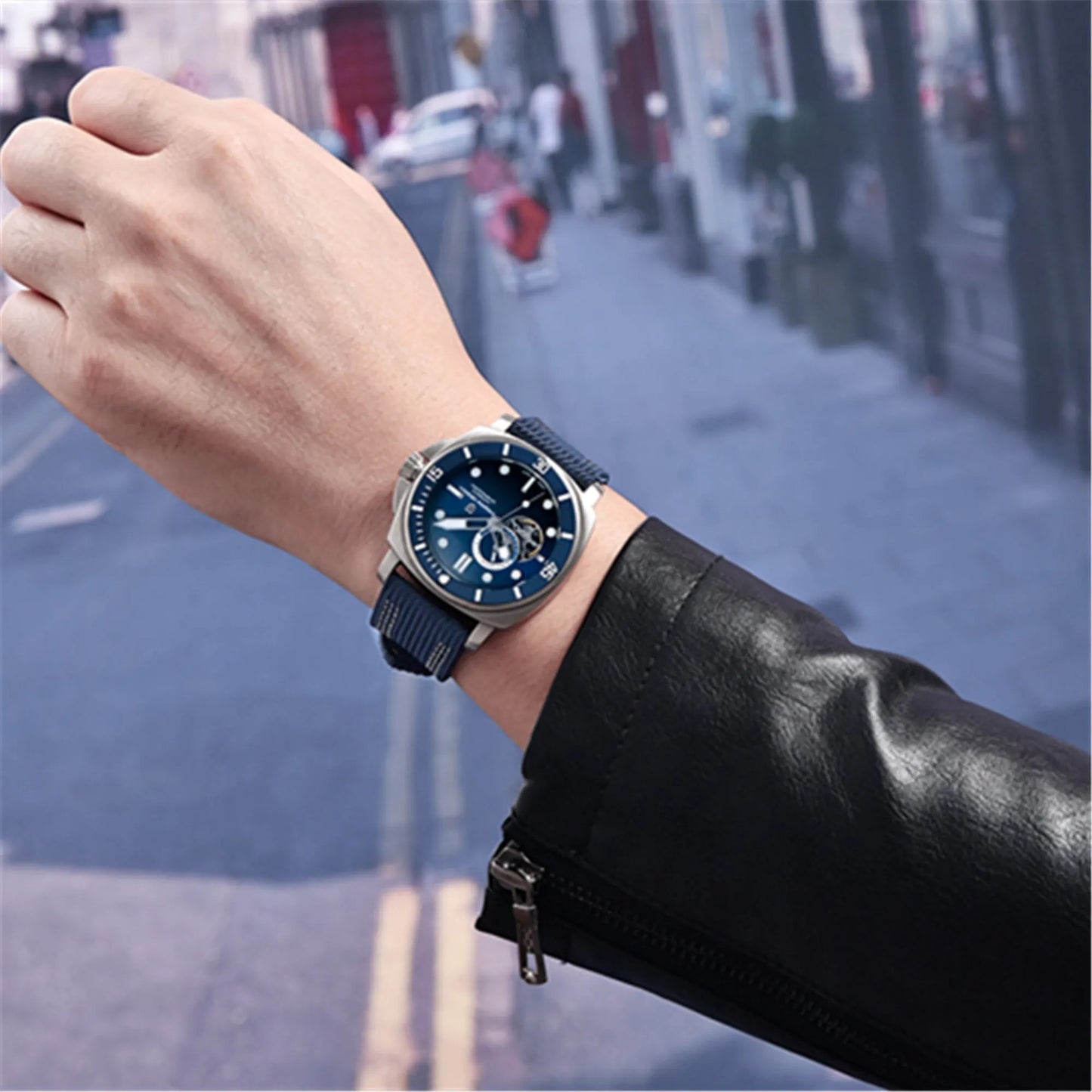 2024 PAGANI DESIGN Waterproof Sports Mechanical Watch (AE)
