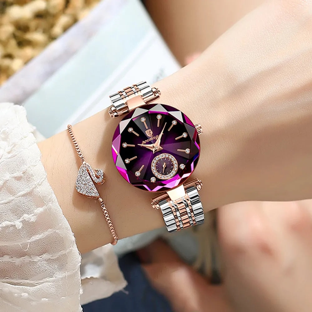 POEDAGAR Quartz Movement Luxury Woman Wristwatch