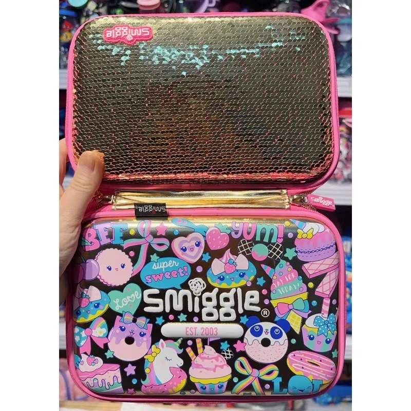 Golden Smiggle Style Kids School Backpack Set – Student Bag, Pencil Case & Lunch Bag Gift