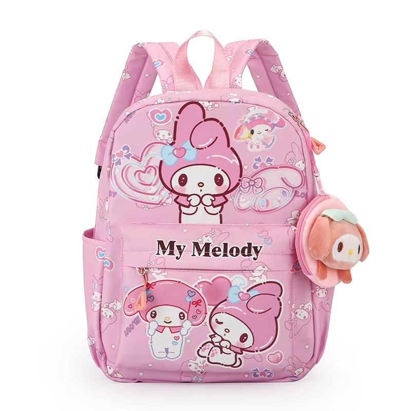 Sanrio Kuromi & Cinnamoroll Hello Kitty School Backpack with Coin Purse