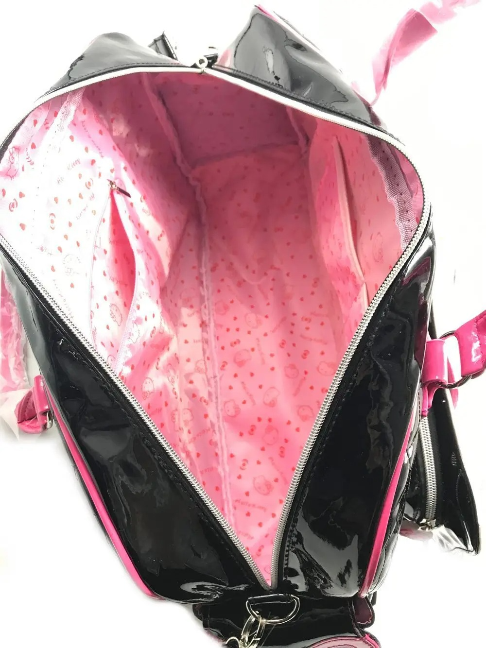 Hello Kitty PU Leather Crossbody Bag β Large Capacity Pink Shoulder Handbag for Teens, Women