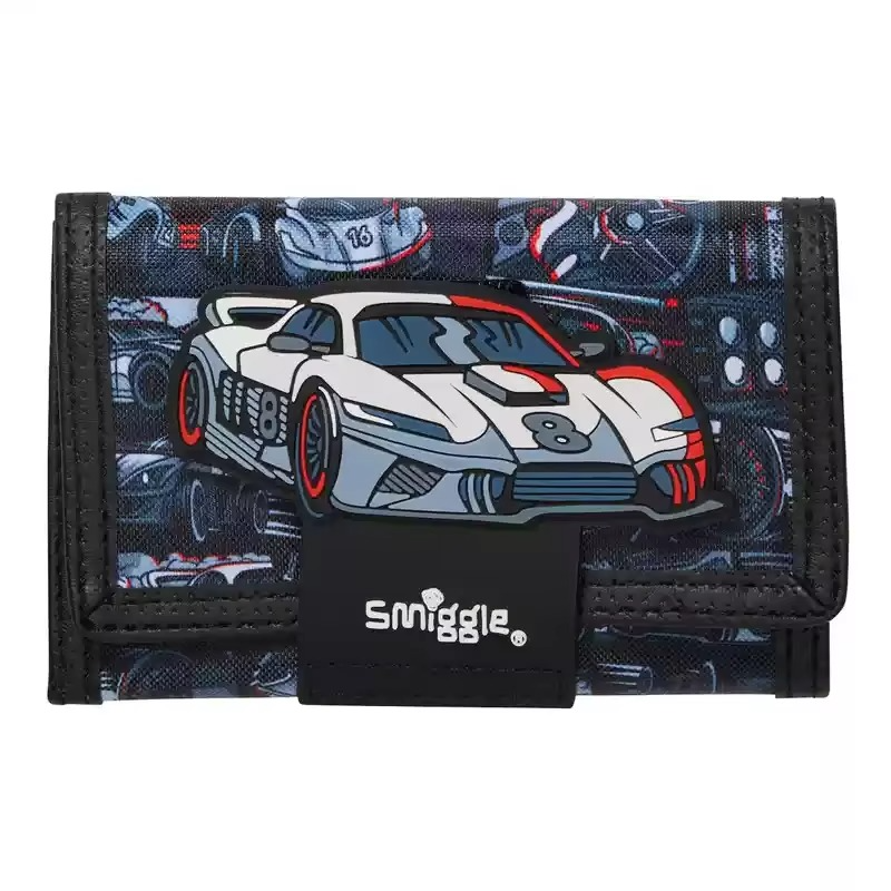 Racing Car Backpack Set for Boys Smiggle β Large School Bag with Lunch Bag, Wallet & Pencil Case for Students