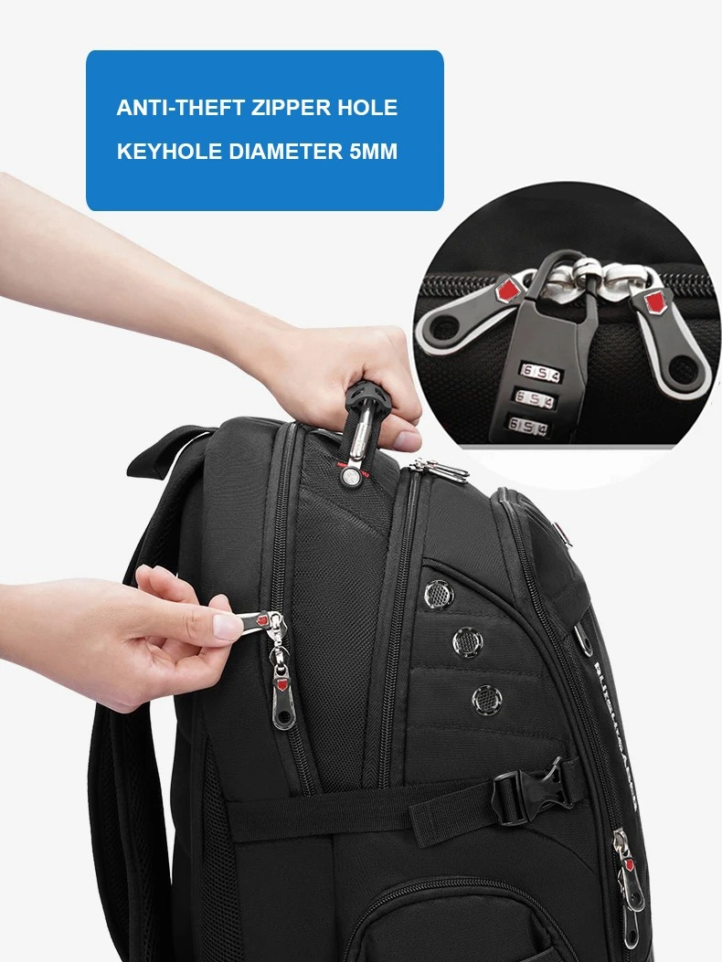 Laptop Backpack for Men & Women β Oxford Anti-Theft Travel Rucksack with USB, Large Capacity Bag