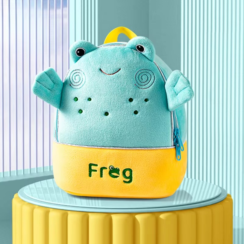 Plush Animal Backpack for Toddlers –Boys & Girls, Lightweight Animal Shaped Soft Carry Bags