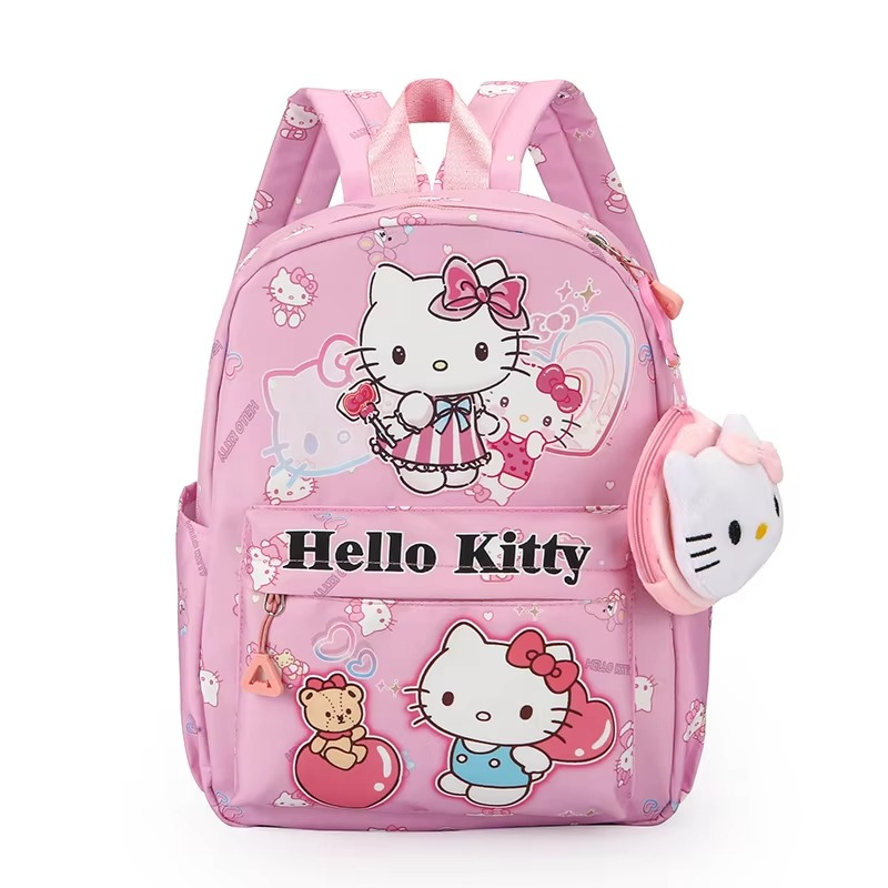 Sanrio Kuromi & Cinnamoroll Hello Kitty School Backpack with Coin Purse