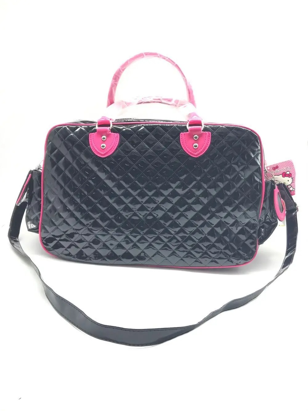 Hello Kitty PU Leather Crossbody Bag β Large Capacity Pink Shoulder Handbag for Teens, Women