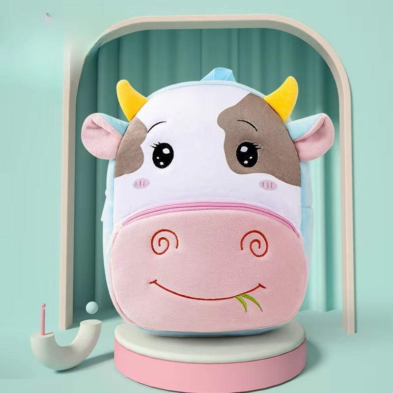 Plush Animal Backpack for Toddlers –Boys & Girls, Lightweight Animal Shaped Soft Carry Bags