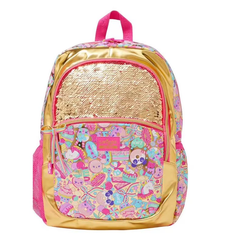 Golden Smiggle Style Kids School Backpack Set – Student Bag, Pencil Case & Lunch Bag Gift