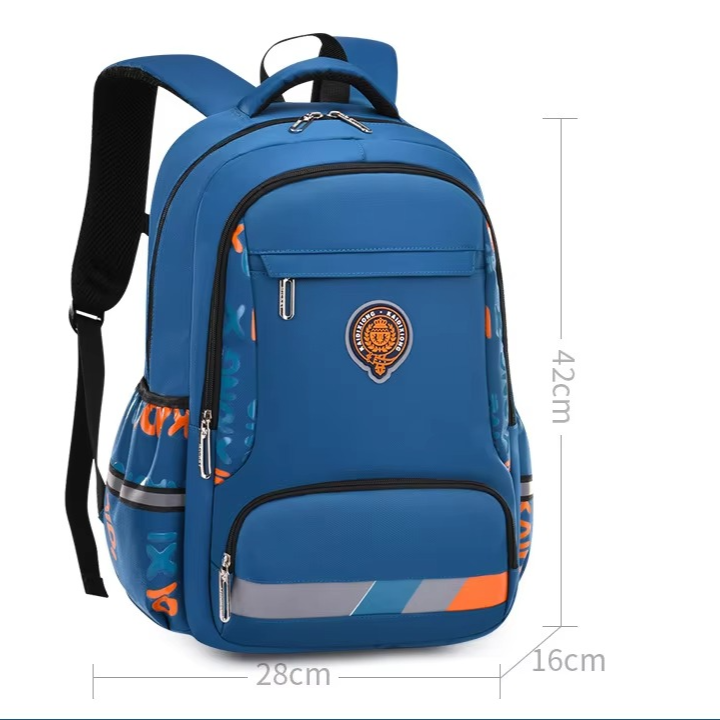 Orthopedic Multi-Pocket School Backpack for Boys β Durable Primary & High School Kids Schoolbag
