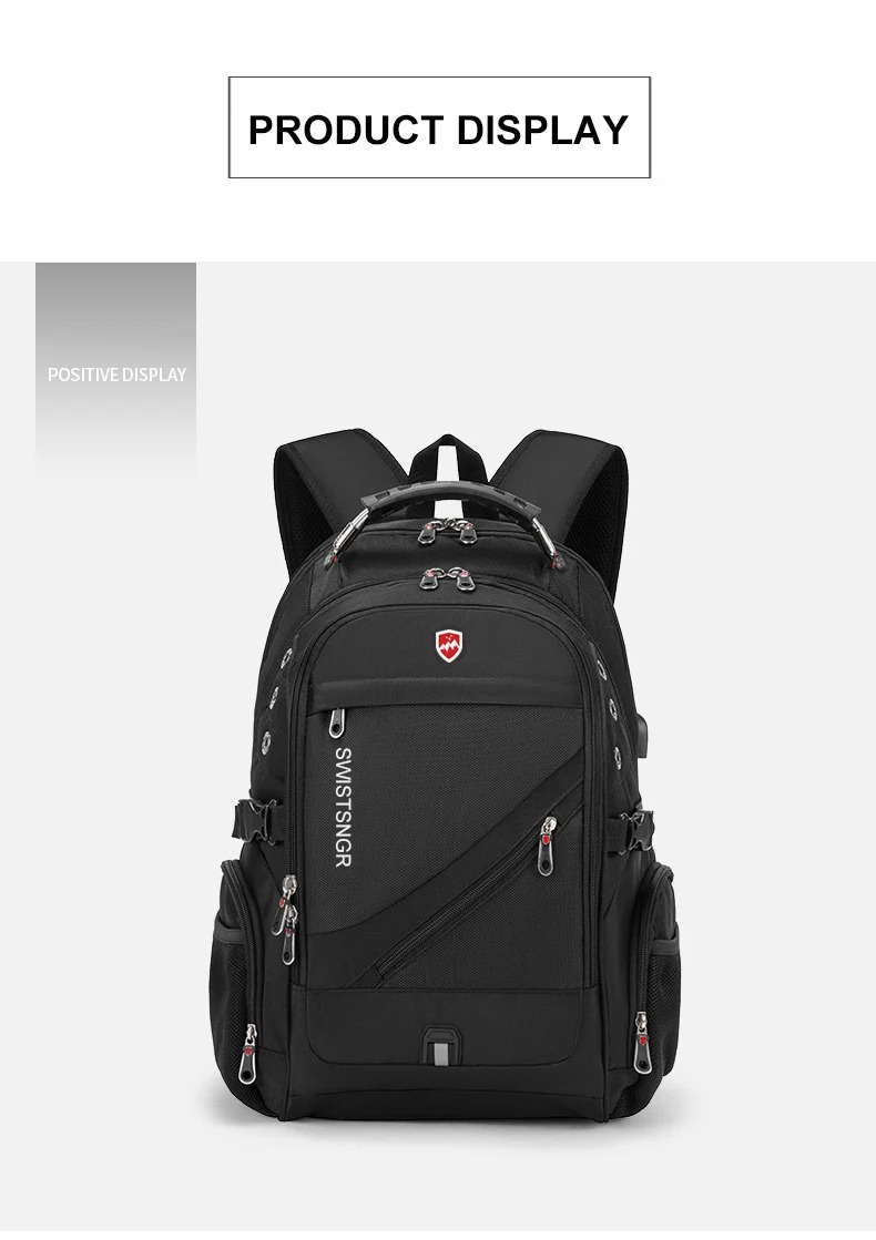 Laptop Backpack for Men & Women β Oxford Anti-Theft Travel Rucksack with USB, Large Capacity Bag