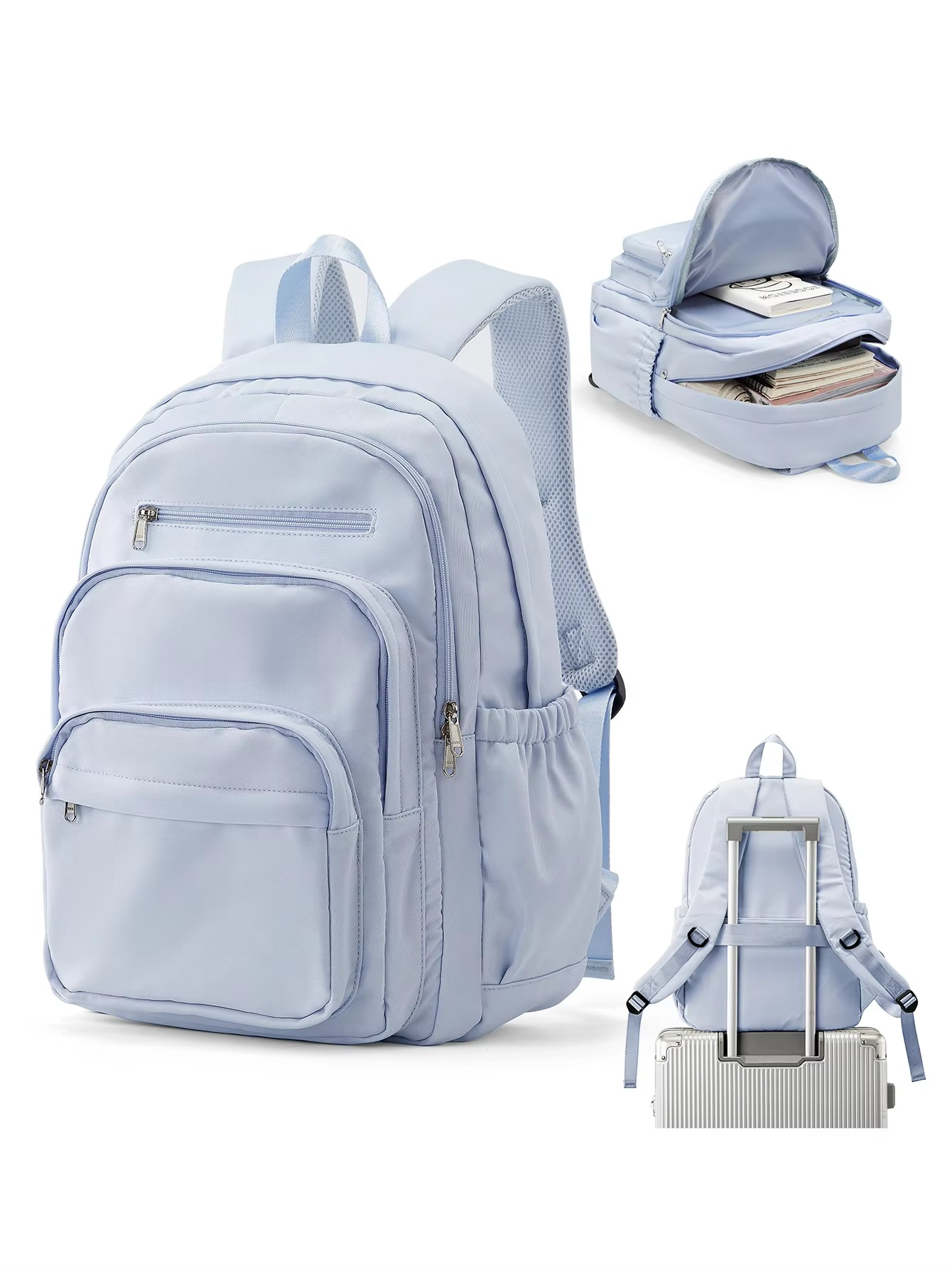 Teen High School Multi-pocket School Backpack for Girls & Boys β Travel Rucksack, Book Bag for Teenagers