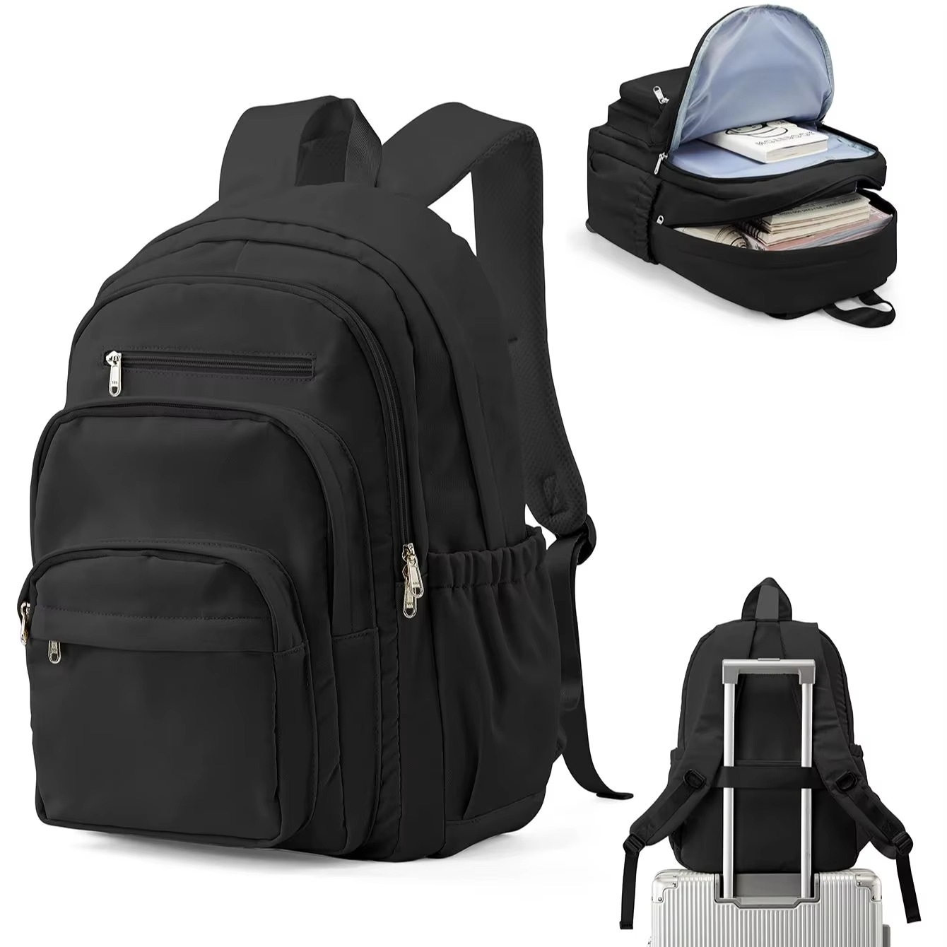 Teen High School Multi-pocket School Backpack for Girls & Boys β Travel Rucksack, Book Bag for Teenagers