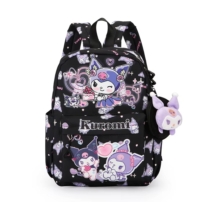 Sanrio Kuromi & Cinnamoroll Hello Kitty School Backpack with Coin Purse