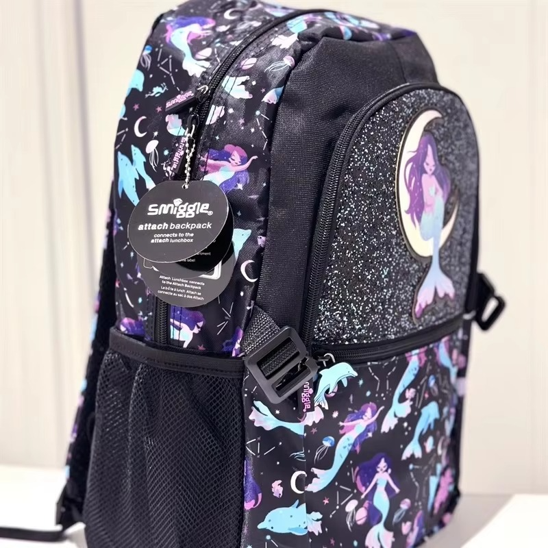 Mermaid Water Reflection Backpack & Pencil Case Set – Kids School Bag Smiggle Style Gift