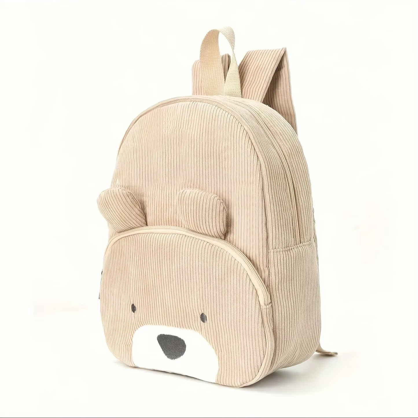 Cute Cartoon Bear Corduroy Kids Backpack – School Bag for kindergarten and elementary school Boys & Girls