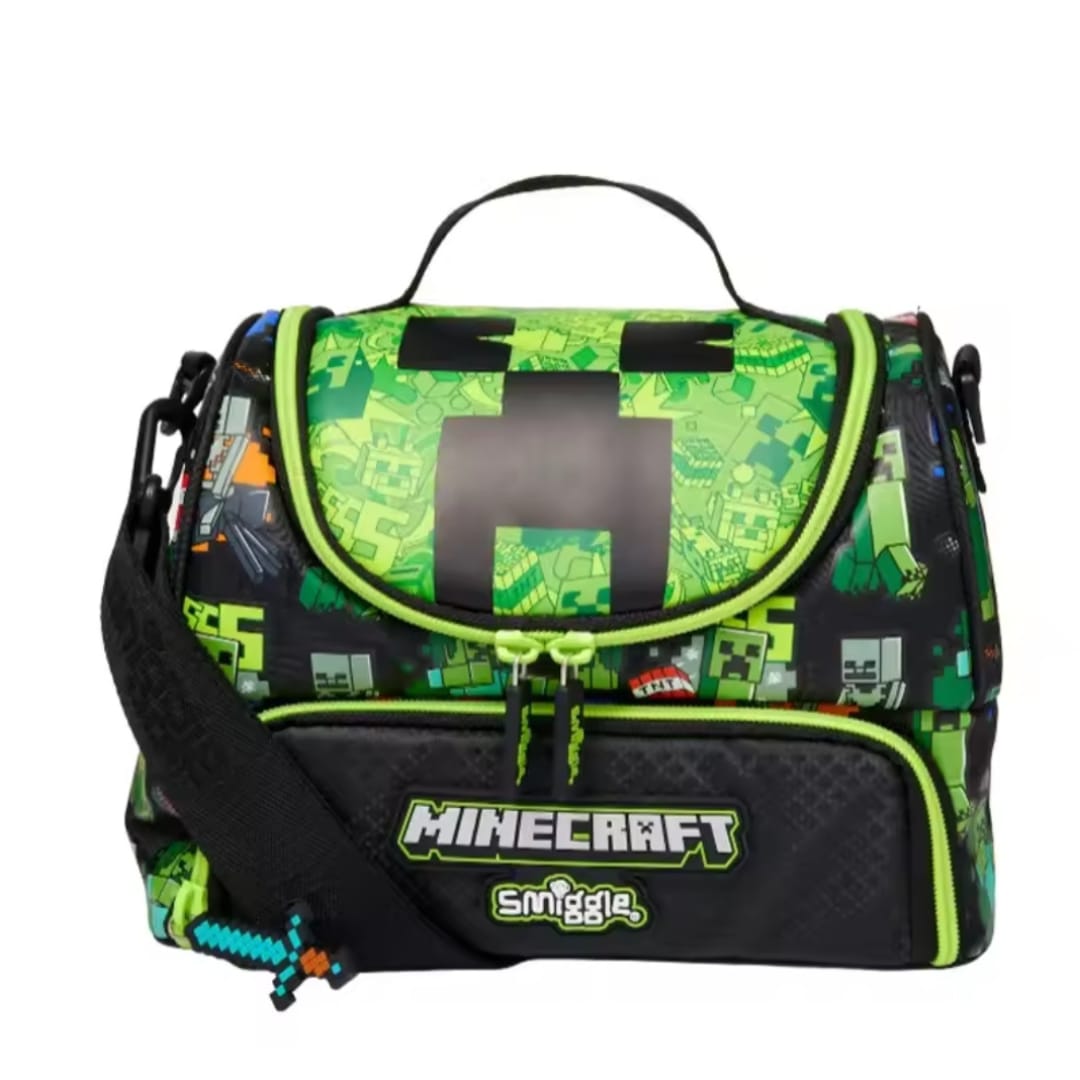 Minecraft Boys Girls School Backpack Set