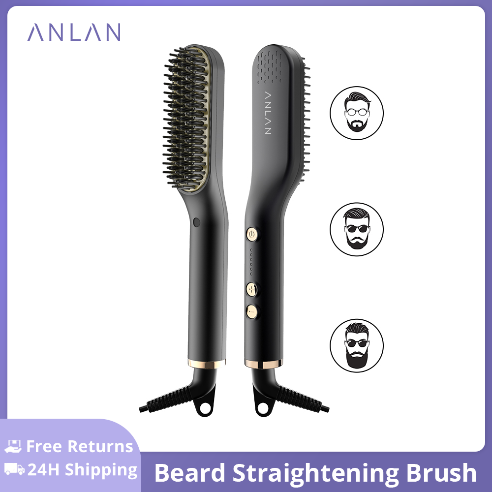 Brosse à lisser barbe et cheveux