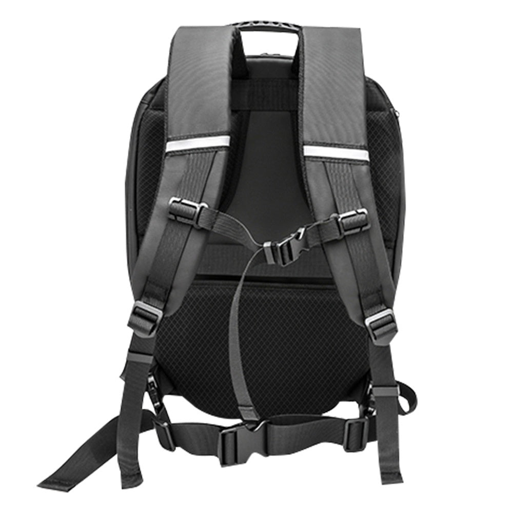 Luminous Motorcycle Helmet Backpack – Waterproof Hard Shell ABS Bag for Full Face Helmet, Street Style