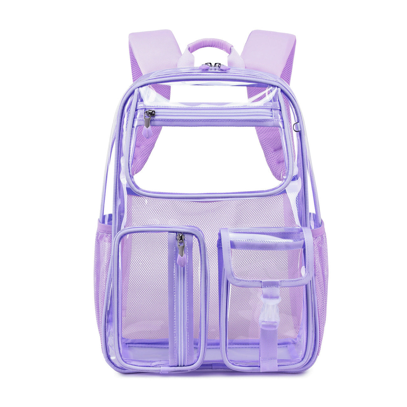 Transparent Jelly Backpack β Large Capacity Travel School Bag for Teen Girls